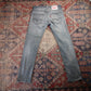 Levi's W30 L29 Slim Fit Grey Denim Jeans