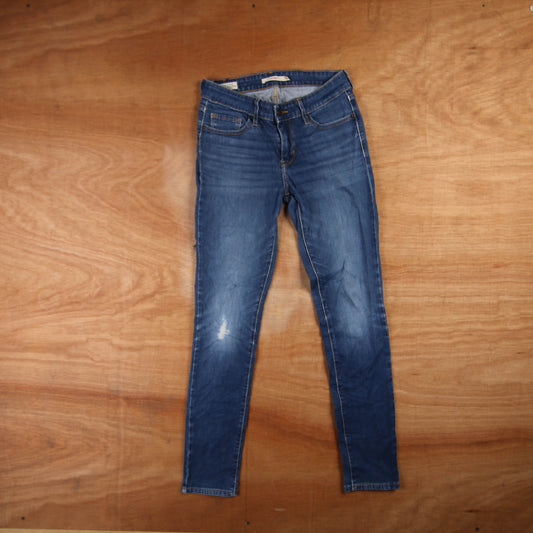Levi's Red Tab W26 L26 Skinny Blue Denim Jeans