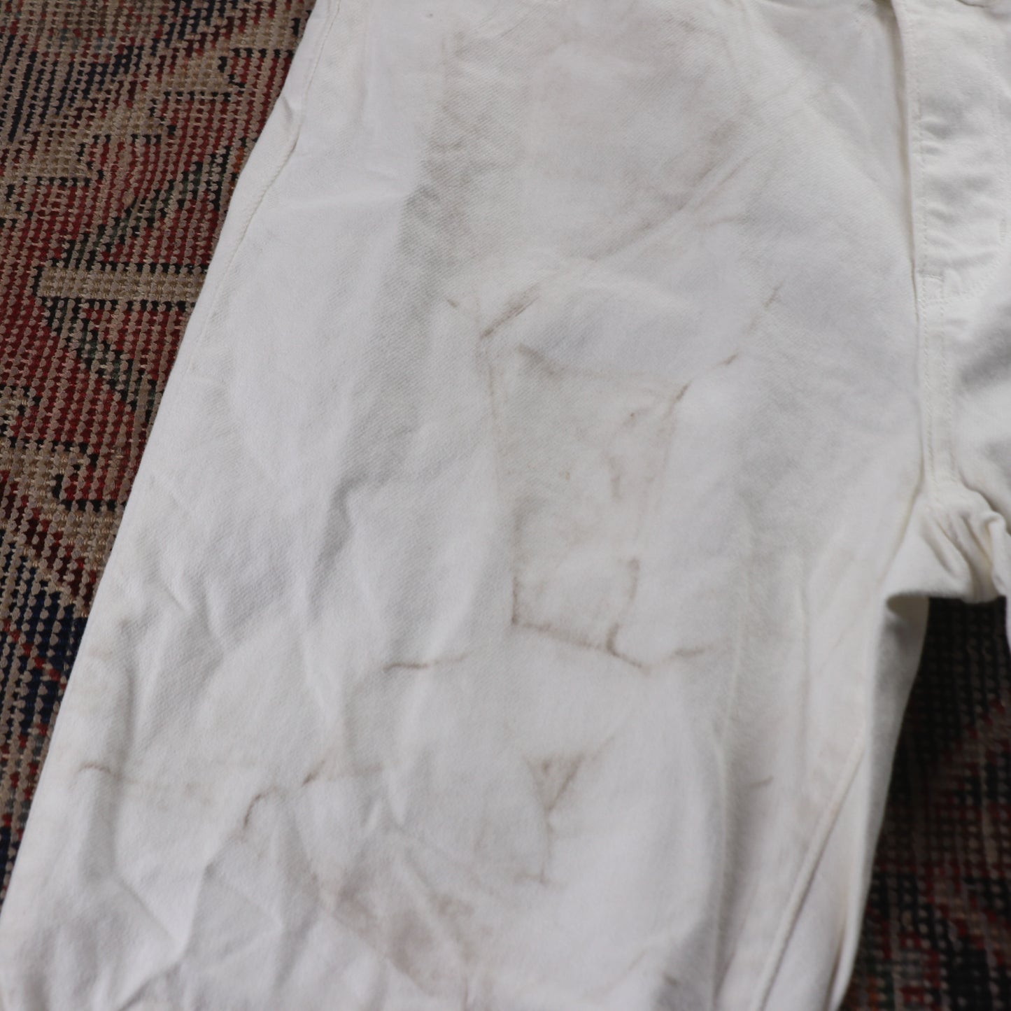 Levi's W34 L25 Slim Fit White Denim Jeans