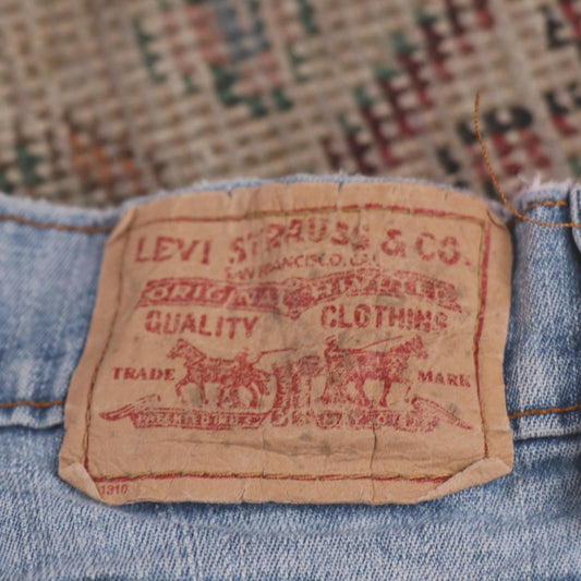 Levi's W28 L24 Capri Blue Denim Jeans