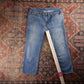 Levi's 550 Red Tab W36 L25 Tapered Leg Relaxed Fit Blue Denim Jeans