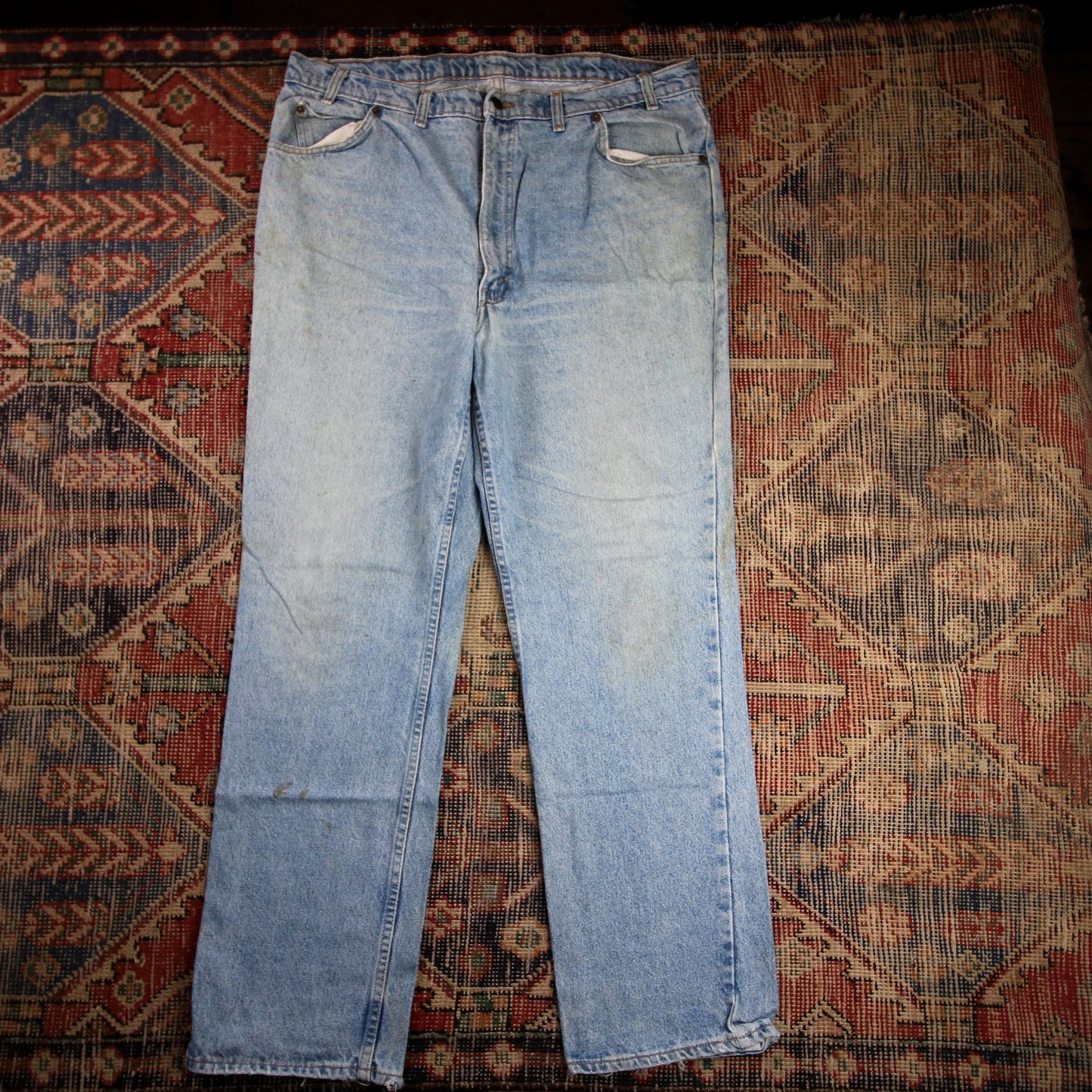 Levi's Orange Tab W40 L30 Tapered Leg Relaxed Fit Blue Denim Jeans