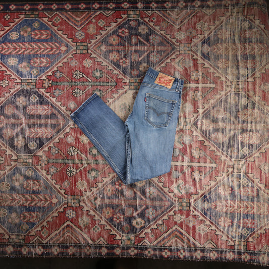 Levi's 511 W28 L27 Slim Fit Blue Denim Jeans