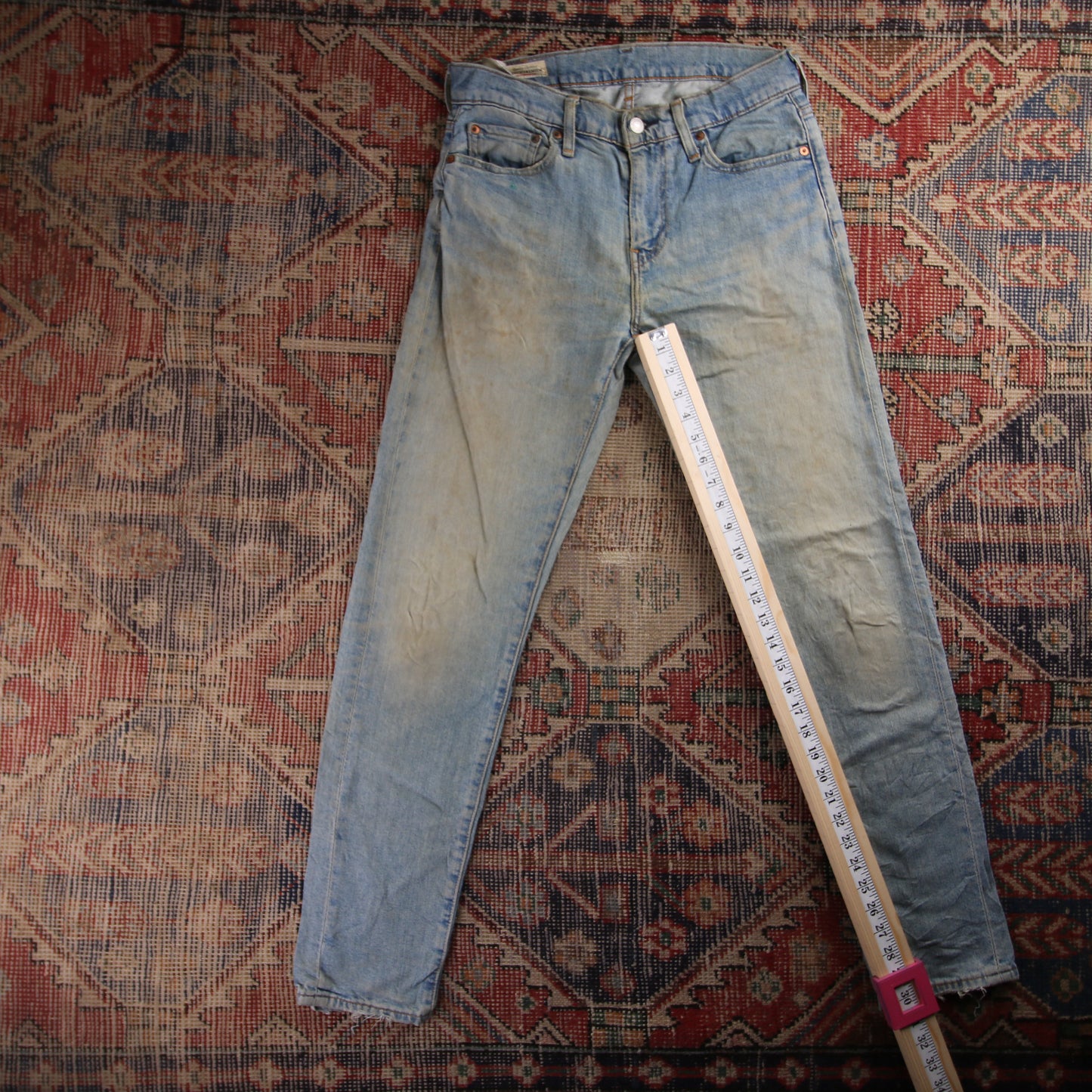 Levi's 510 Red Tab W30 L30 Skinny Blue Denim Jeans