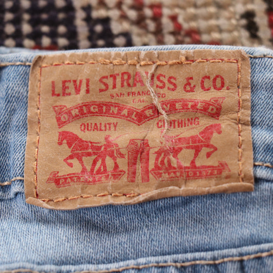 Levi's 535 Red Tab W28 L27 Skinny Fit Blue Denim Jeans