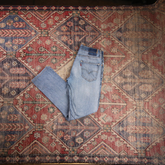 Levi's W30 L28 Slim Fit Blue Denim Jeans