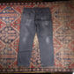 Levi's 541 W38 L28 Tapered Leg Black Denim Jeans