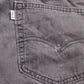 Levi's 505 Red Tab W32 L30 Straight Leg Regular Fit Grey Denim Jeans