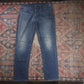 Levi's W40 L34 Straight Leg Loose Fit Blue Denim Jeans