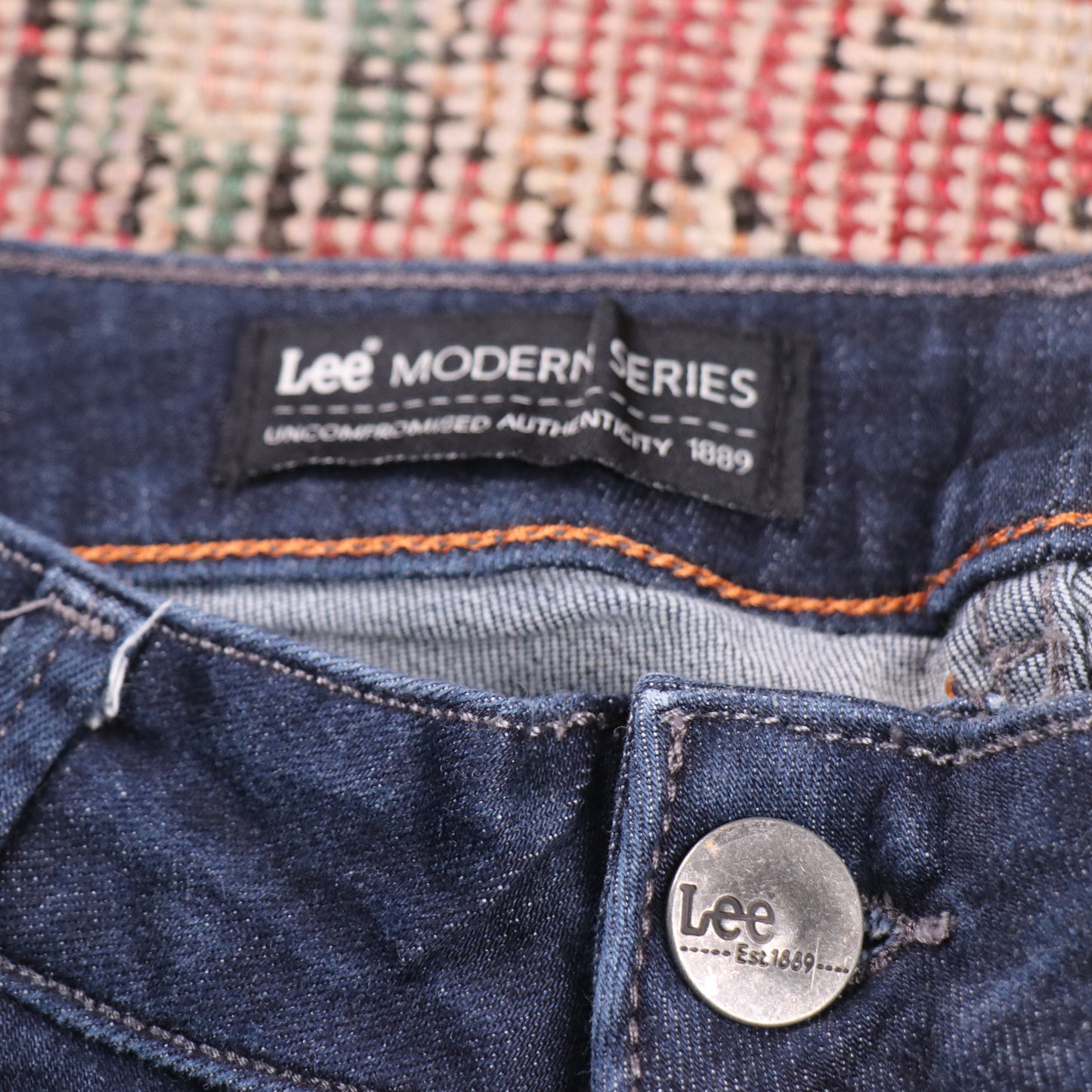 Lee W30 L31 Straight Leg Blue Denim Jeans