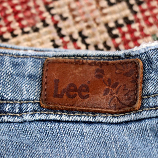 Lee W34 L30 Bootcut Blue Denim Jeans