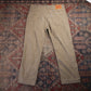 Levi's 514 W36 L27 Straight Leg Beige Corduroy Trousers