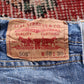 Levi's 505 Red Tab W38 L27 Straight Leg Regular Fit Blue Denim Jeans