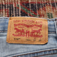 Levi's 514 W26 L28 Straight Leg Blue Denim Jeans
