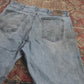 Wrangler W34 L28 Straight Leg Relaxed Fit Blue Denim Jeans