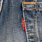 Levi's 502 Red Tab W30 L31 Tapered Leg Regular Fit Blue Denim Jeans