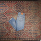 Levi's W30 L27 Straight Leg Classic Ripped Style Blue Denim Jeans