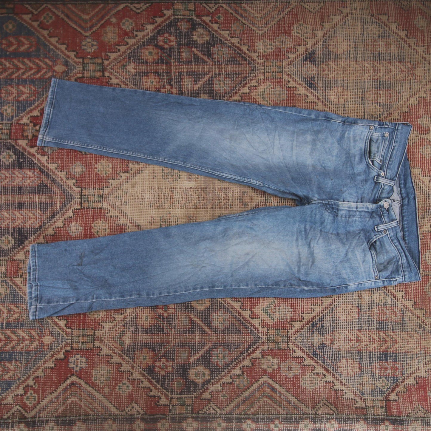 Levi's 514 W34 L29 Straight Leg Blue Denim Jeans