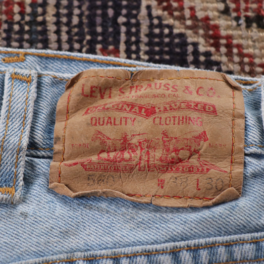 Levi's 501 Orange Tab W36 L28 Original Fit Blue Denim Jeans