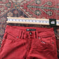 Levi's 45 Red Tab W28 L30 Skinny Red Denim Jeans