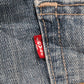 Levi's 514 Red Tab W32 L32 Straight Leg Blue Denim Jeans