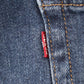 Levi's 505 Red Tab W34 L24 Straight Leg Regular Fit Blue Denim Jeans