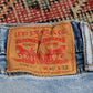 Levi's 505 W36 L30 Straight Leg Regular Fit Blue Denim Jeans