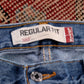 Levi's 505 W36 L32 Straight Leg Regular Fit Blue Denim Jeans