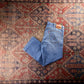 Levi's 505 Red Tab W38 L27 Straight Leg Regular Fit Blue Denim Jeans