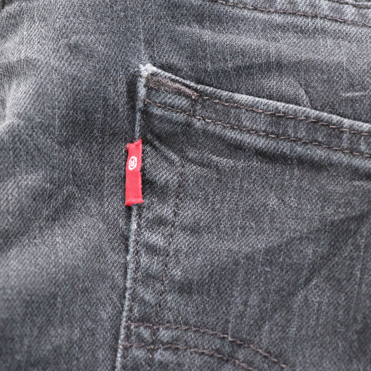 Levi's W36 L30 Straight :Leg Black Denim Jeans
