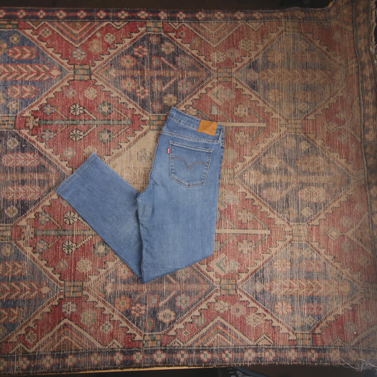 Levi's 712 W30 L28 Slim Fit Blue Denim Jeans