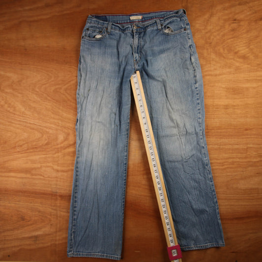 Levi's 0 Red Tab W34 L31 Bootcut Blue Denim Jeans