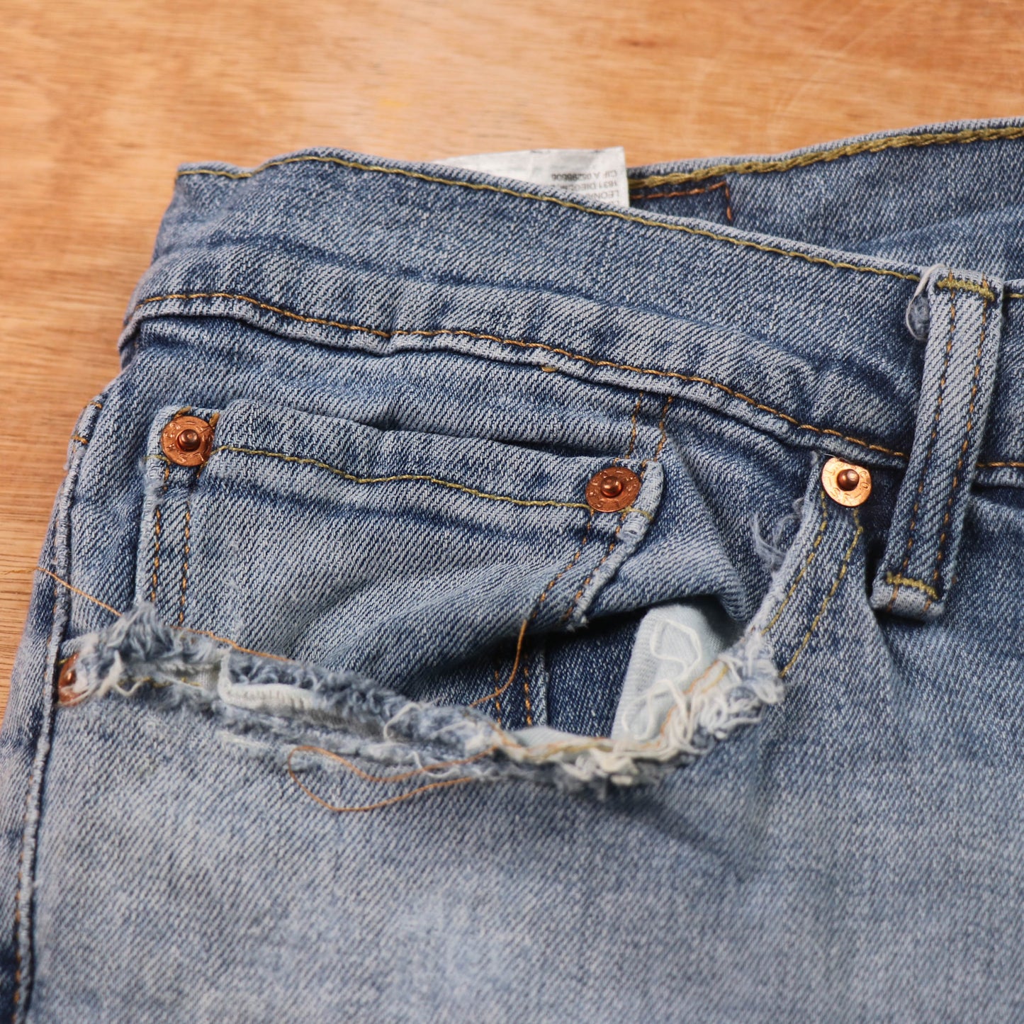 Levi's 511 Red Tab W36 L31 Slim Fit Blue Denim Jeans