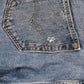 Levi's 550 W32 L29 Tapered Leg Relaxed Fit Classic Ripped Style Blue Denim Jeans