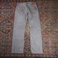 Levi's 505 W32 L30 Straight Leg Regular Fit Grey Denim Jeans
