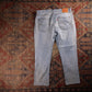 Levi's 501 Red Tab W36 L27 Original Fit Classic Ripped Style Blue Denim Jeans