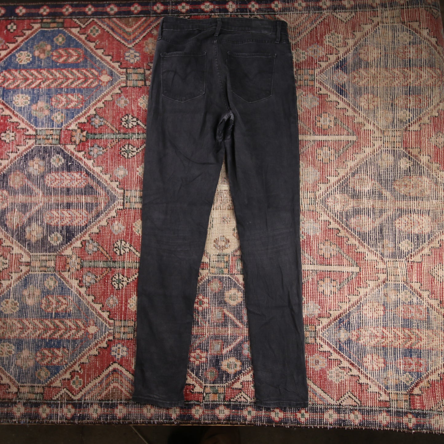Levi's 721 W30 L31 Skinny Black Denim Jeans