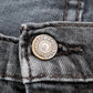 Levi's W36 L30 Straight :Leg Black Denim Jeans