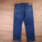 Levi's 505 Red Tab W38 L28 Straight Leg Regular Fit Blue Denim Jeans