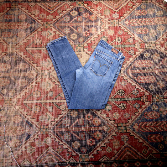 Levi's W30 L29 Skinny Blue Denim Jeans