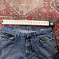 Wrangler W38 L30 Straight Classic Ripped Style Blue Denim Jeans