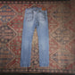 Lee W30 L30 Skinny Classic Ripped Style Blue Denim Jeans