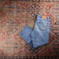 Levi's 550 Red Tab W30 L30 Tapered Leg Relaxed Fit Blue Denim Jeans