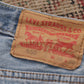 Levi's 550 W34 L30 Tapered Leg Relaxed Fit Classic Ripped Style Blue Denim Jeans