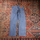 Levi's 505 W30 L26 Straight Leg Regular Fit Classic Ripped Style Blue Denim Jean