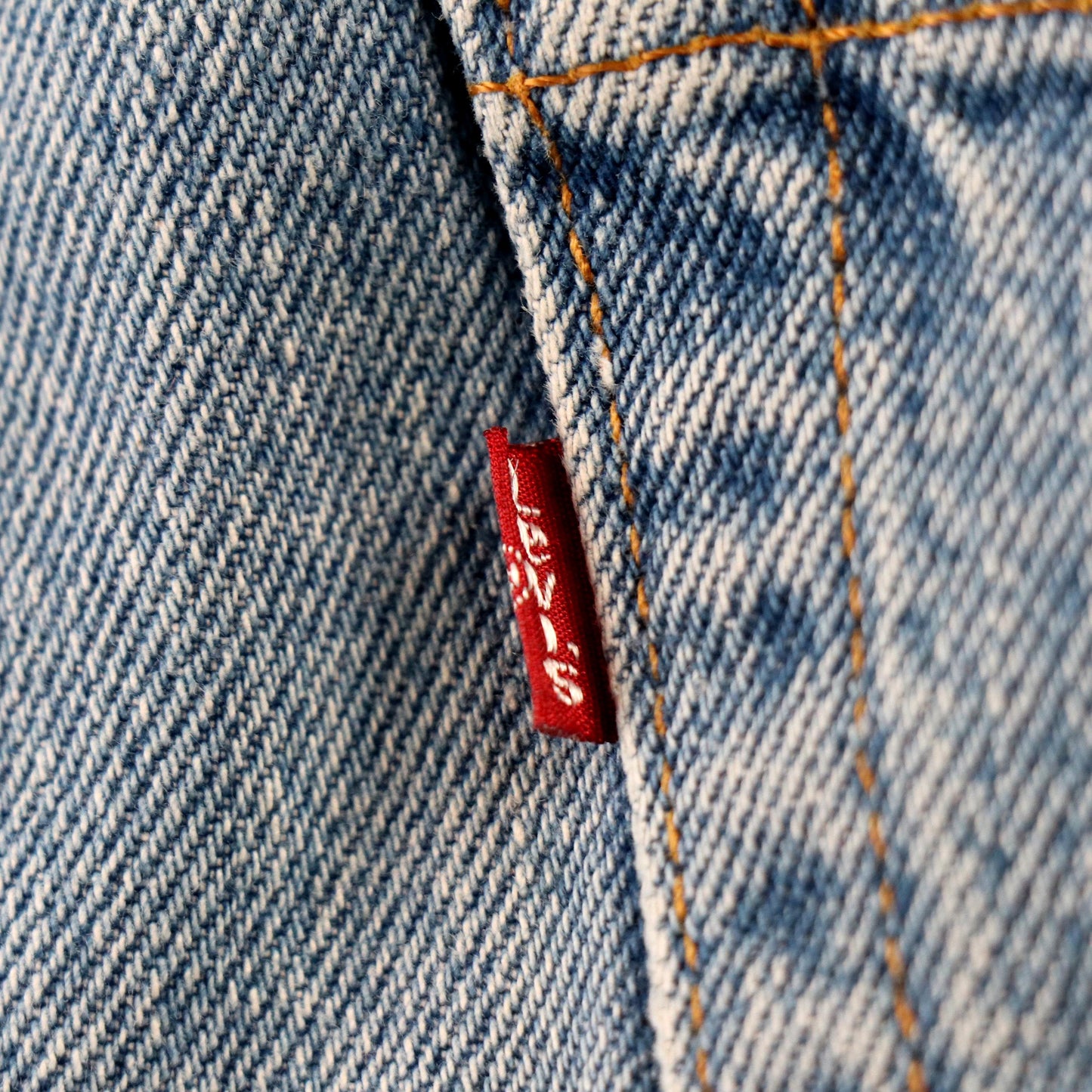 Levi's 505 Red Tab W36 L30 Straight Leg Regular Fit Blue Denim Jeans