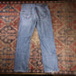 Levi's W38 L32 Straight Leg Blue Denim Jeans