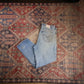 Levi's W34 L29 Tapered Leg Relaxed Fit Classic Ripped Style Blue Denim Jeans