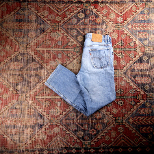 Levi's Orange Tab W30 L29 Straight Blue Denim Jeans