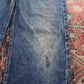 Wrangler W28 L31 Straight Leg Blue Denim Jeans